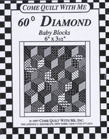 60 DEGREE DIAMOND BABY BLOCKS Template + Pattern  